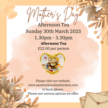 Load image into Gallery viewer, MOTHERS DAY AFTERNOON TEA