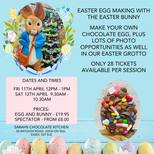 EASTER 2025 FUN - EASTER BUNNY AND CHOCOLATE MAKING - ALL TKT EVENT - FRONT AREA - ALL AGES