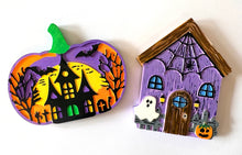 Load image into Gallery viewer, ART CLASS - All ages - Halloween Ceramic Painting with Milkshake