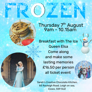 BREAKFAST with ICE QUEEN - 7th August - 9.00am - 10.15am - ALL TICKET
