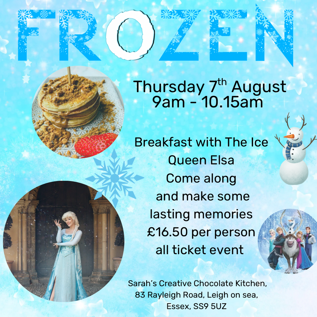 BREAKFAST with ICE QUEEN - 7th August - 9.00am - 10.15am - ALL TICKET