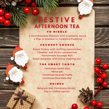 Load image into Gallery viewer, FESTIVE AFTERNOON TEA - THURS 10th DEC 2026 - 12.30pm - 2.30pm