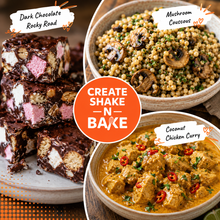 Load image into Gallery viewer, Cookery - 7yrs - 14yrs - Friday 18th August - 9.30am - 11.30am - Rocky Road and Coconut Chicken and Mushroom Cous Cous