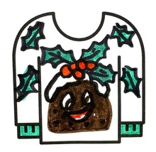 Load image into Gallery viewer, CHRISTMAS JUMPER EDIBLE CHOCOLATE TOPPER - FRONT OF SHOP