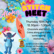 Load image into Gallery viewer, STITCH MEET AND GREET - CHOCOLATE LOLLY MAKING  - THURS 10th APRIL - 12.30PM - 1.30PM